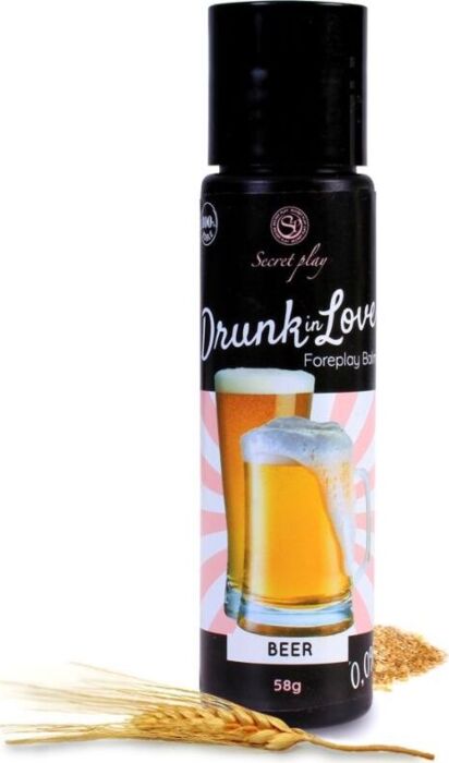 Lubricante Secretplay Drun In Love 60ml - Sabor Cerveza Lubricante Secretplay Drun In Love 60ml - Sabor Cerveza