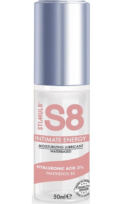 Vattenbaserat glidmedel STIMUL8 S8 med hyaluronsyra 50 ml Vattenbaserat glidmedel STIMUL8 S8 med hyaluronsyra 50 ml