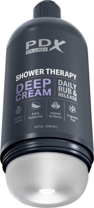 Masturbador PDX PLUS+ Deep Cream Diseño Discreto Masturbador PDX PLUS+ Deep Cream Diseño Discreto