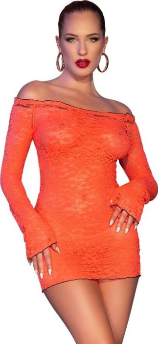 Minivestido Chilirose CR 4859 Naranja Sexy Minivestido Chilirose CR 4859 Naranja Sexy