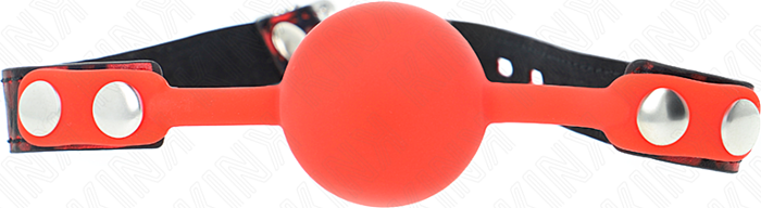 Mordaza de Bola KINK 4 cm Silicona con Candado Mordaza de Bola KINK 4 cm Silicona con Candado