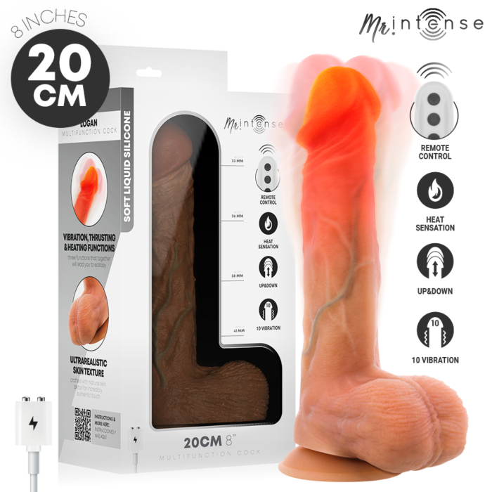 Vibrator MR. INTENSE Logan med värmeeffekt och fjärrkontroll Vibrator MR. INTENSE Logan med värmeeffekt och fjärrkontroll
