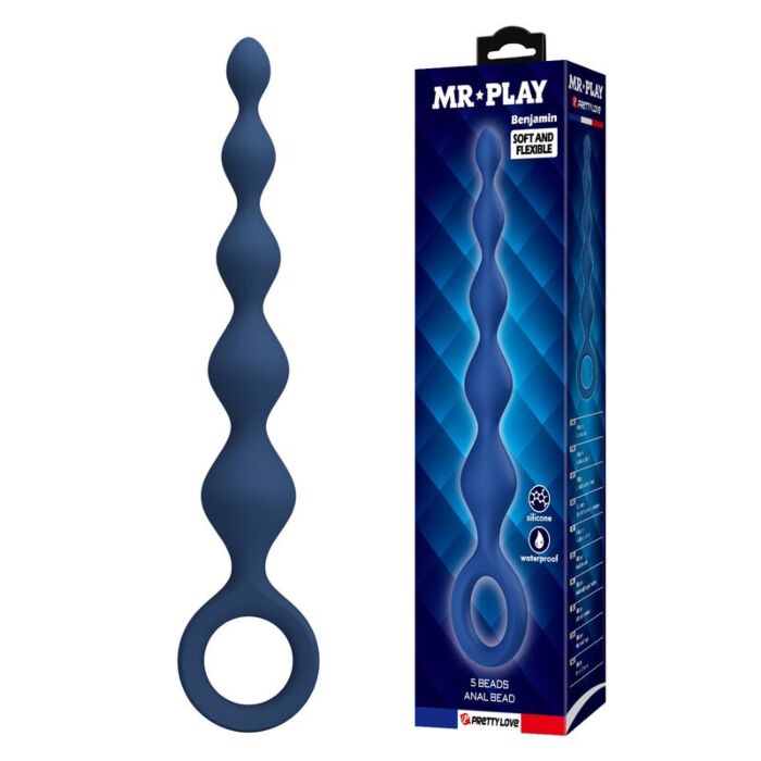Anal beads och analplugg MR PLAY 20.4 cm Anal beads och analplugg MR PLAY 20.4 cm