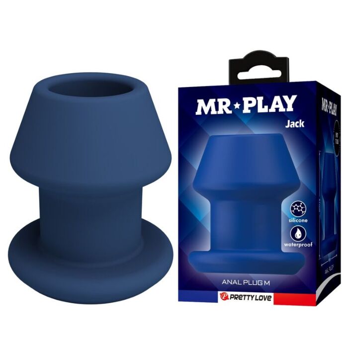 Analplugg MR PLAY JACK i silikon storlek M Analplugg MR PLAY JACK i silikon storlek M