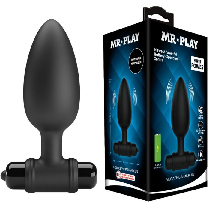 Vibrerande Anala Pluggar MR PLAY Super Power med vibration Vibrerande Anala Pluggar MR PLAY Super Power med vibration