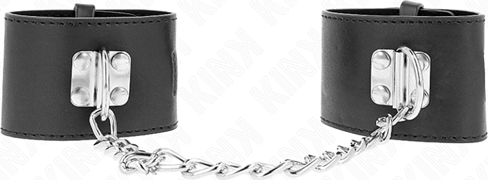 Muñequera BDSM KINK Fija con Cadena Ajustable Muñequera BDSM KINK Fija con Cadena Ajustable