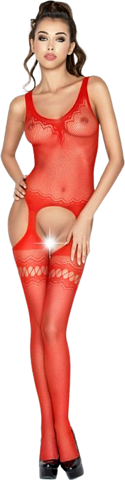 Passion woman bs038 bodystocking rojo talla unica Passion woman bs038 bodystocking rojo talla unica