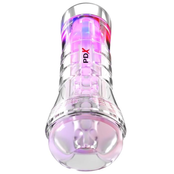 Masturbator PDX ELITE VIEWTUBE XXL LED Transparent Masturbator PDX ELITE VIEWTUBE XXL LED Transparent
