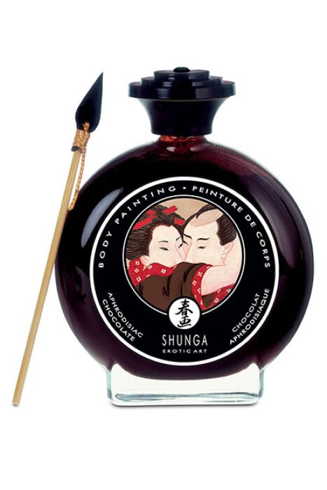 Pintura corporal comestible Shunga con pincel Pintura corporal comestible Shunga con pincel
