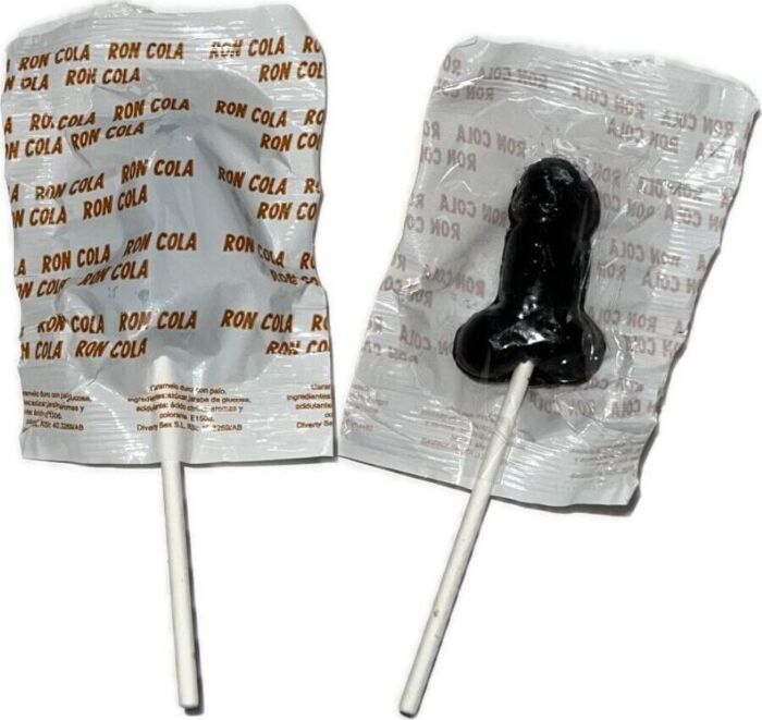 Piruleta Pene Diablo Goloso Ron Cola 10% Alcohol Piruleta Pene Diablo Goloso Ron Cola 10% Alcohol