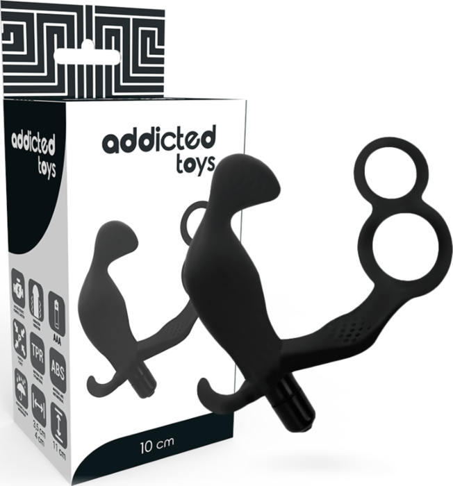 Plug Anal ADDICTED TOYS con Anillo Doble Plug Anal ADDICTED TOYS con Anillo Doble