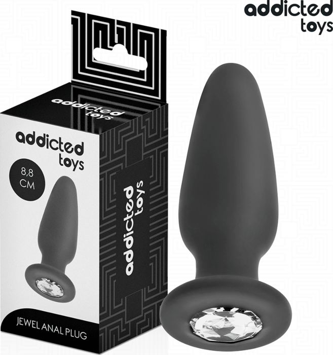 Plug Anal Addicted Toys Joyas Silicona S 8,8 cm Plug Anal Addicted Toys Joyas Silicona S 8,8 cm