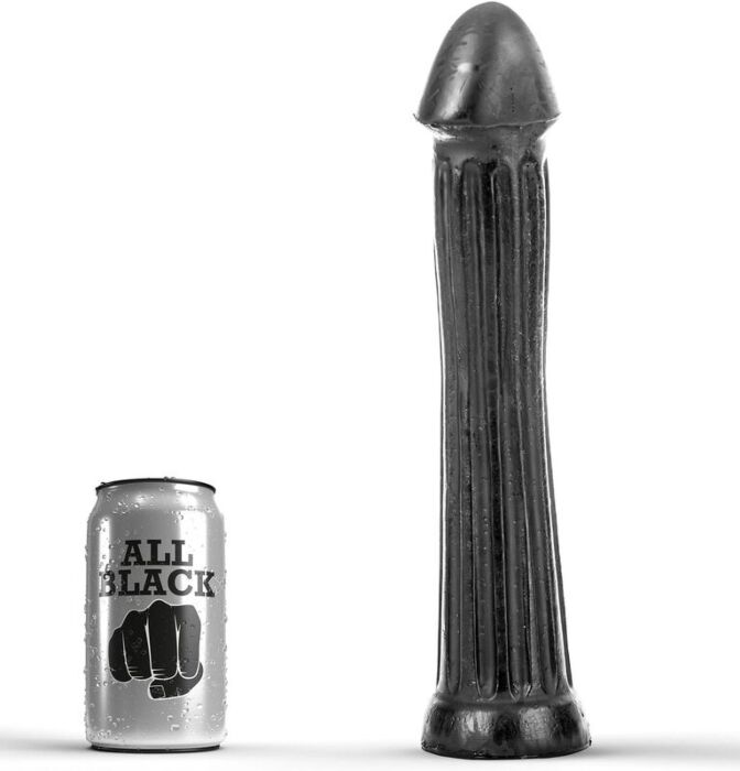 Plug Anal BDSM All Black 31 cm con tacto suave Plug Anal BDSM All Black 31 cm con tacto suave