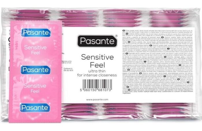 Kondomer Pasante Sensitive Feel - Ultrafina och glidmedel