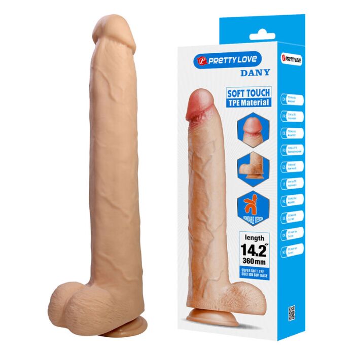 DILDOS DANY flexibel realistisk dildo med sugkopp DILDOS DANY flexibel realistisk dildo med sugkopp