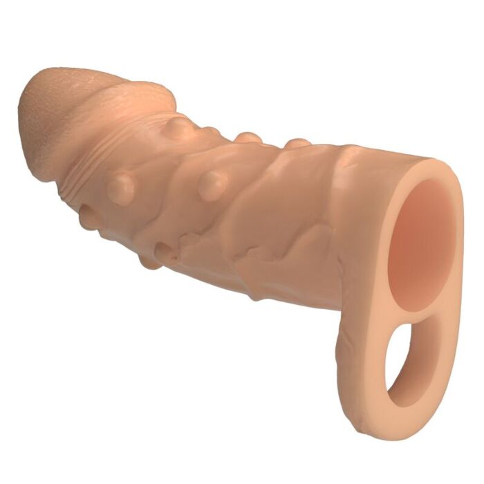 Förlängningshylsa för penis 14 cm naturlig Förlängningshylsa för penis 14 cm naturlig