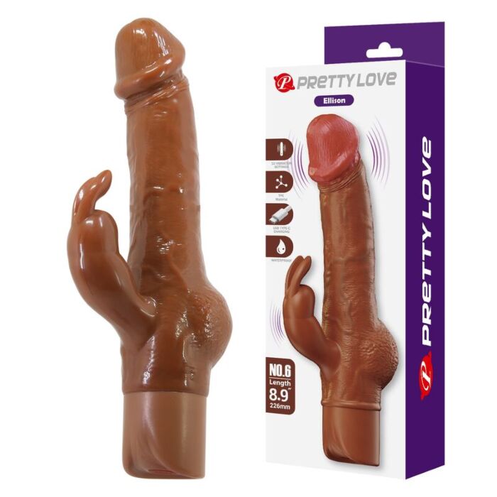 HIGH TECH ELLISON Realistisk Rabbitvibrator