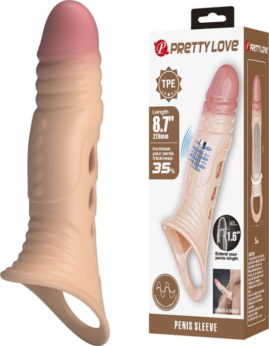 PRETTY LOVE - FUNDA PARA PENE CON VIBRACIÓN INTEGRADA PRETTY LOVE - FUNDA PARA PENE CON VIBRACIÓN INTEGRADA