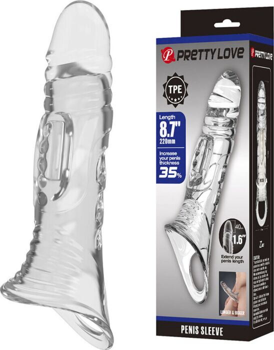 PRETTY LOVE - FUNDA PARA PENE TRANSPARENTE PRETTY LOVE - FUNDA PARA PENE TRANSPARENTE