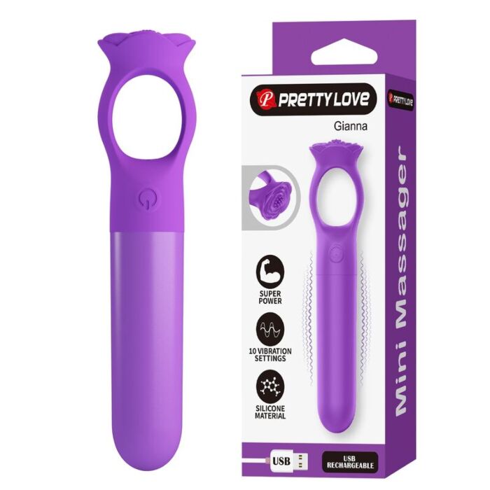 PRETTY LOVE GIANA uppladdningsbar mini vibrator PRETTY LOVE GIANA uppladdningsbar mini vibrator