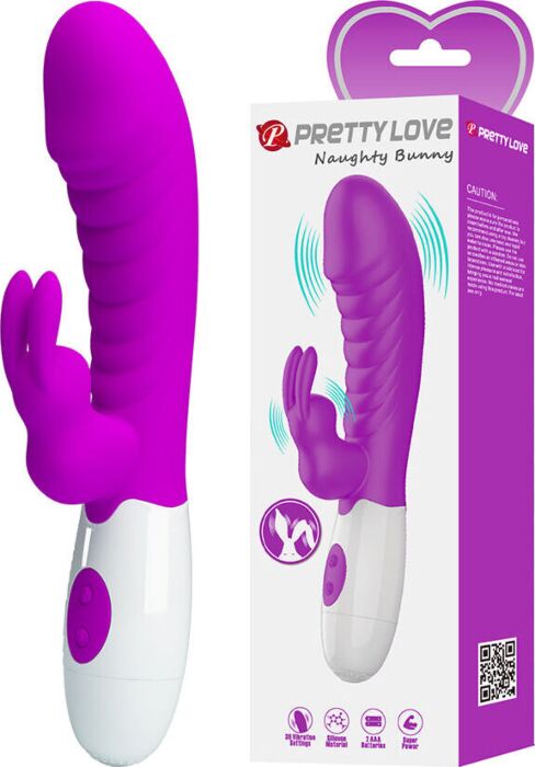 PRETTY LOVE - NAUGHTY BUNNY VIBRADOR MORADO PRETTY LOVE - NAUGHTY BUNNY VIBRADOR MORADO