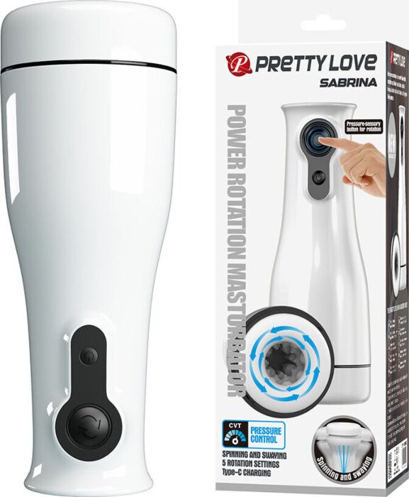 PRETTY LOVE - SABRINA MASTURBADOR MASCULINO CON ROTACIÓN Y BALANCEO PRETTY LOVE - SABRINA MASTURBADOR MASCULINO CON ROTACIÓN Y BALANCEO