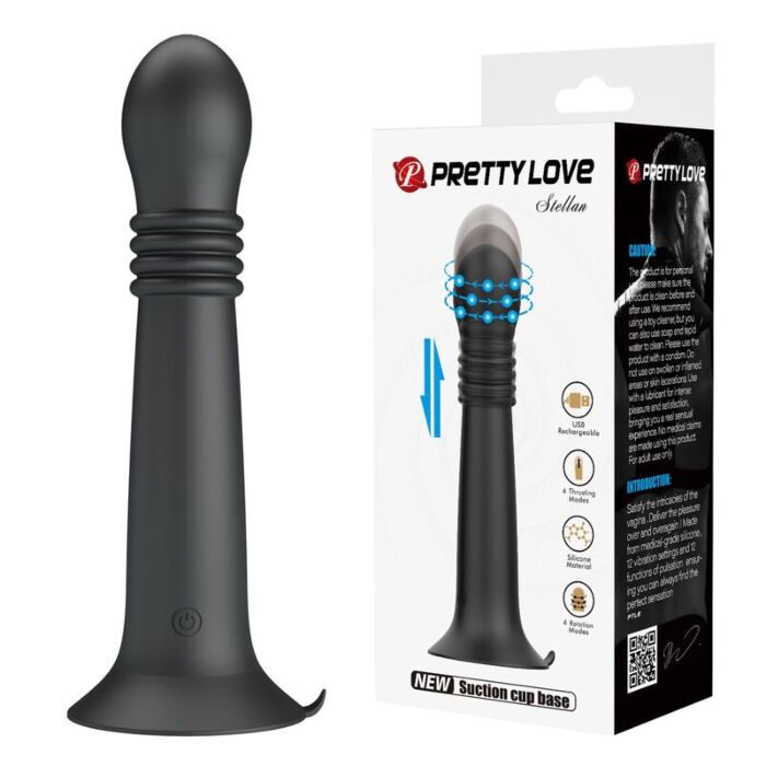 HIGH TECH STELLA USB-laddbar roterande och stötande vibrator HIGH TECH STELLA USB-laddbar roterande och stötande vibrator