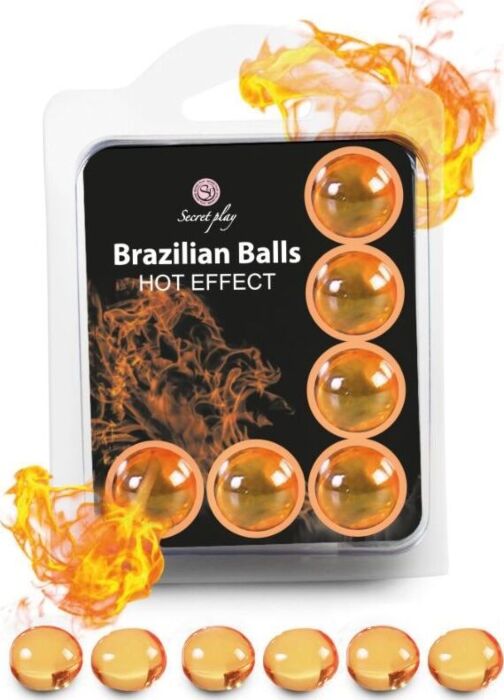 Set 6 Brazilian Balls Secretplay con efecto calor Set 6 Brazilian Balls Secretplay con efecto calor