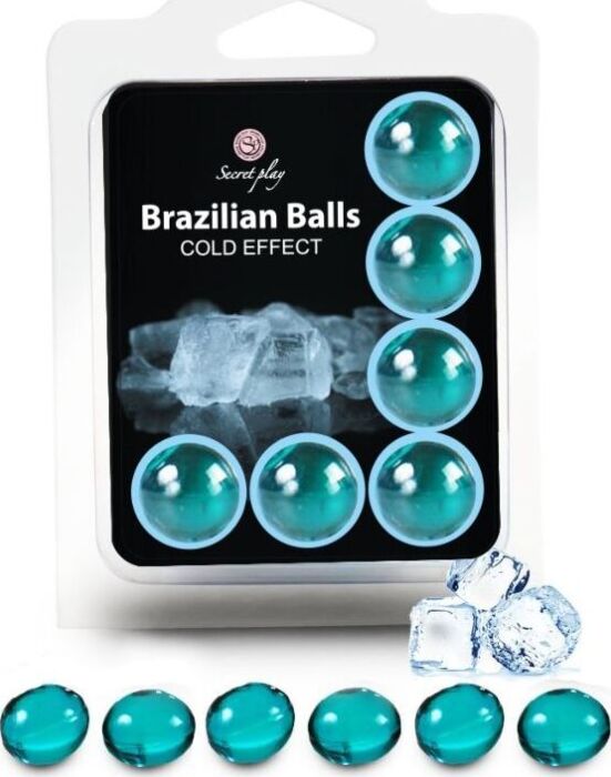 Set 6 Brazilian Balls Secretplay Efecto Frío Set 6 Brazilian Balls Secretplay Efecto Frío