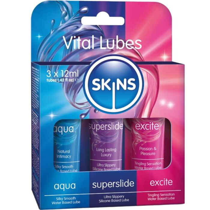 Lubrikant KIT SKINS VITAL LUBES 3 x 12 ML Lubrikant KIT SKINS VITAL LUBES 3 x 12 ML
