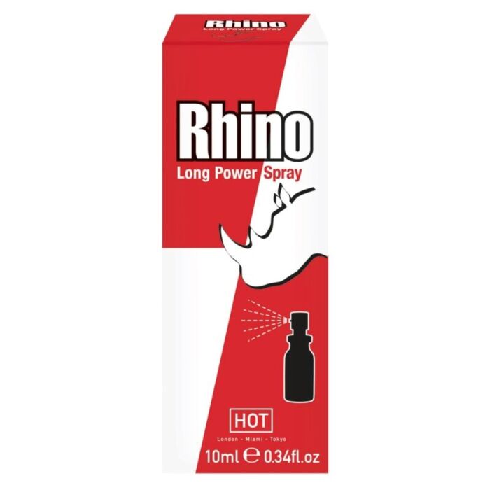 Spray retardante HOT Rhino 10ml para controlar la excitación Spray retardante HOT Rhino 10ml para controlar la excitación