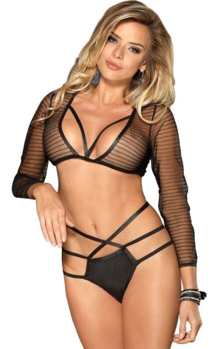 Subblime set top y panties de tirantas s/m Subblime set top y panties de tirantas s/m