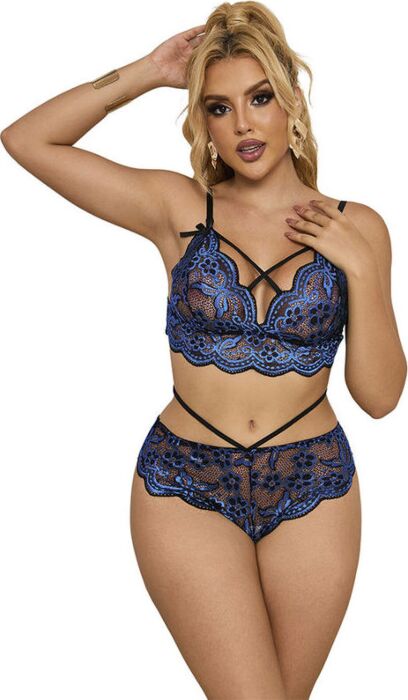 Sujetador Sublime SUBBLIME 954062 Encaje Azul S/M Sujetador Sublime SUBBLIME 954062 Encaje Azul S/M