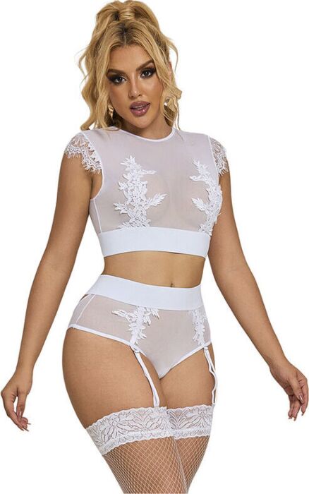 Sujetador y Panties Sublime Sets S/M Blanco Sujetador y Panties Sublime Sets S/M Blanco