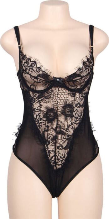 Teddy sensual Subblime Queen Plus con flecos Teddy sensual Subblime Queen Plus con flecos