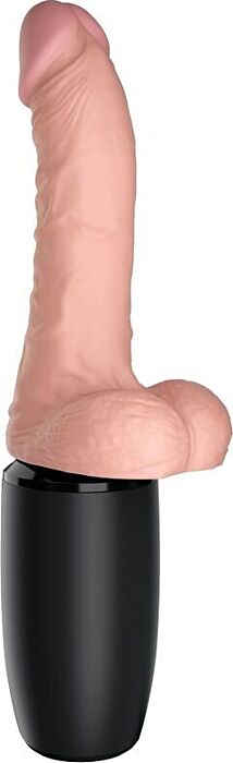 Vibrador King Cock Plus Triple Threat Natural Vibrador King Cock Plus Triple Threat Natural