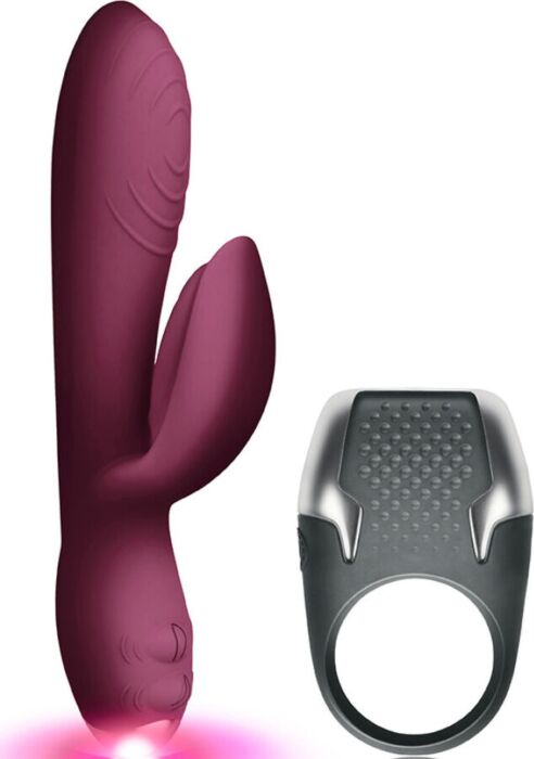 Vibrador Rabbit Climaximum Kit con Anillo LED Vibrador Rabbit Climaximum Kit con Anillo LED