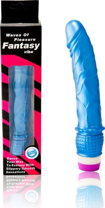 Vibrador Realista Baile Waves Azul 23cm