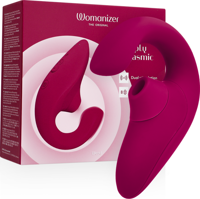 Vibrador Womanizer Blend Fucsia Estimulador Dual Vibrador Womanizer Blend Fucsia Estimulador Dual