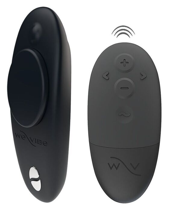Klitorisvibrator WE-VIBE Moxie+ svart med fjärrkontroll
