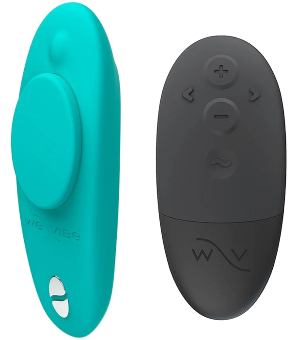 Trosvibrator WE-VIBE MOXIE+ med magnetklämma Aqua