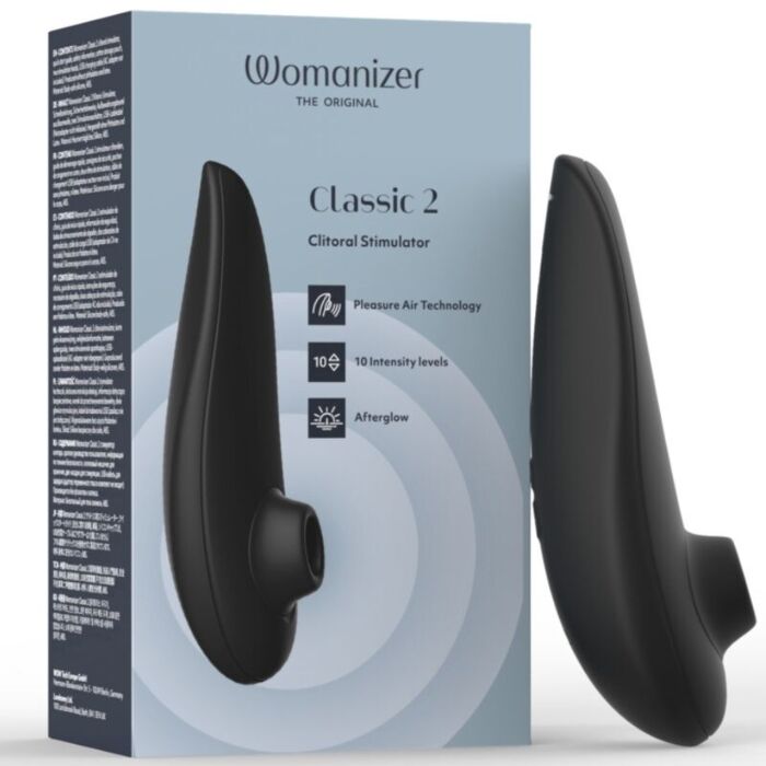 Klitorisstimulator WOMANIZER Classic 2 svart med Pleasure Air