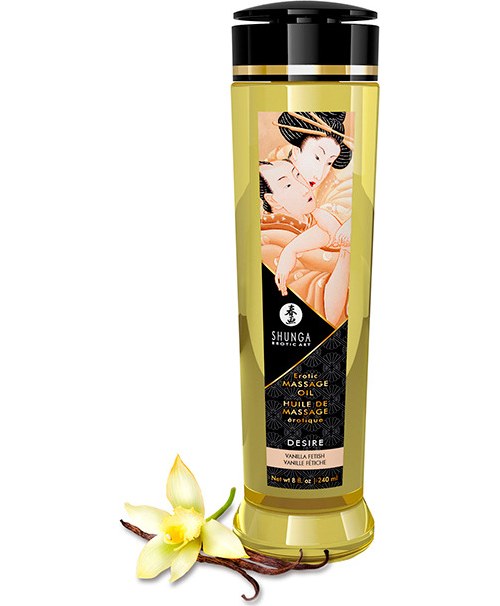 Massageolja Shunga Desire - Vaniil 240 ml med Ylang Ylang